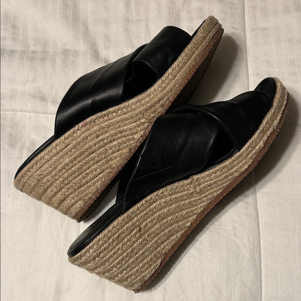 SoftWalk Black Espadrille Sandals - Picture 4 of 6